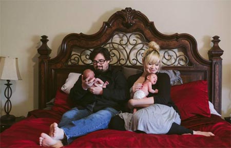 A photo of Dash family.